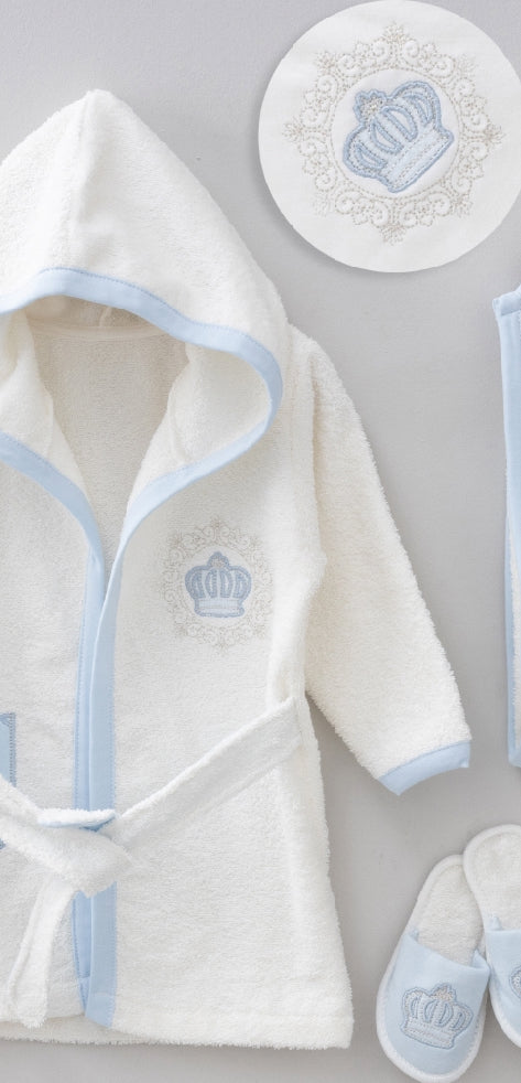 Badeset Baby Prinz - 4 Teilig - Blau