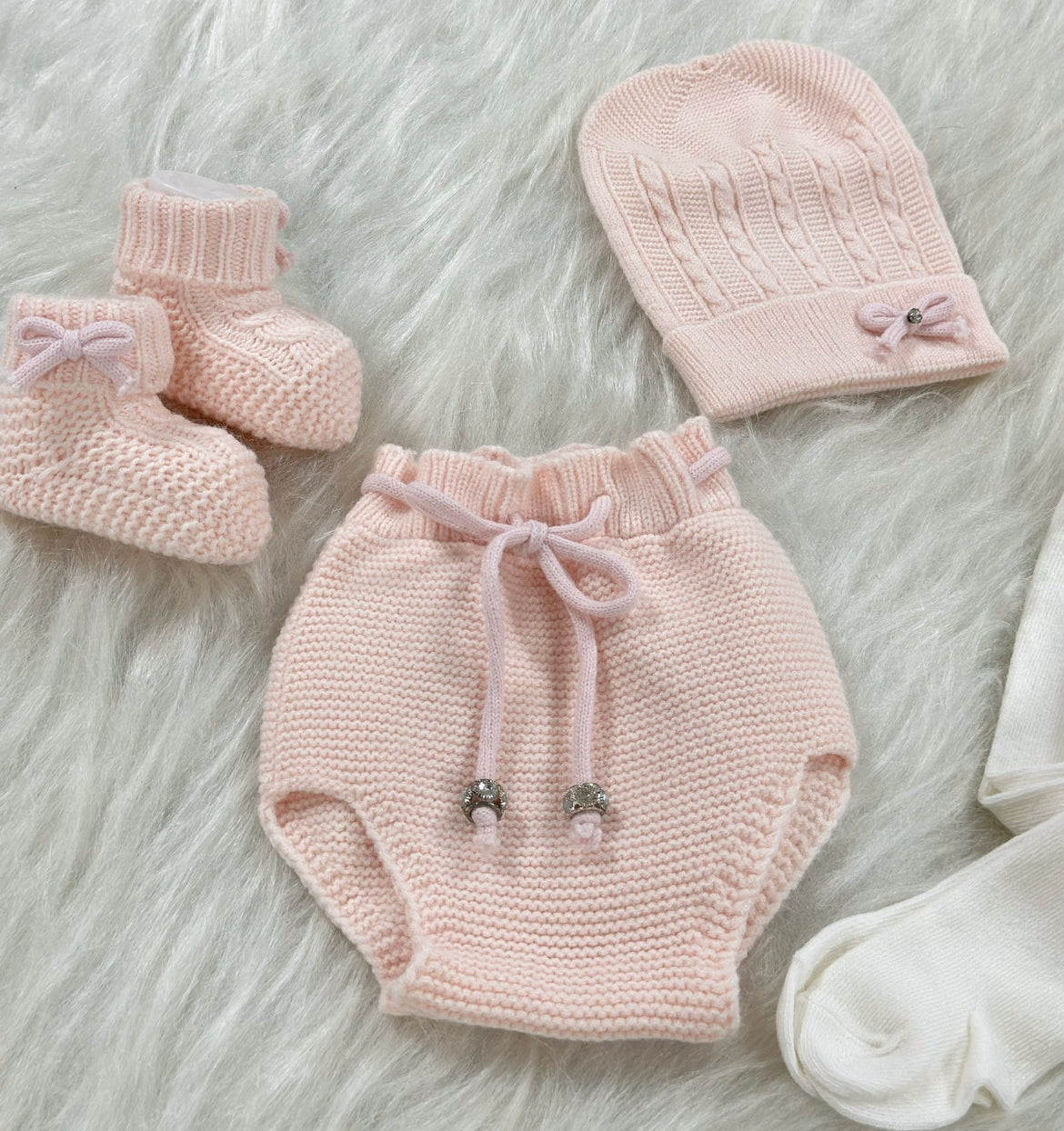 Baby Set 4 teilig - 0 bis 8 Monate Rosa