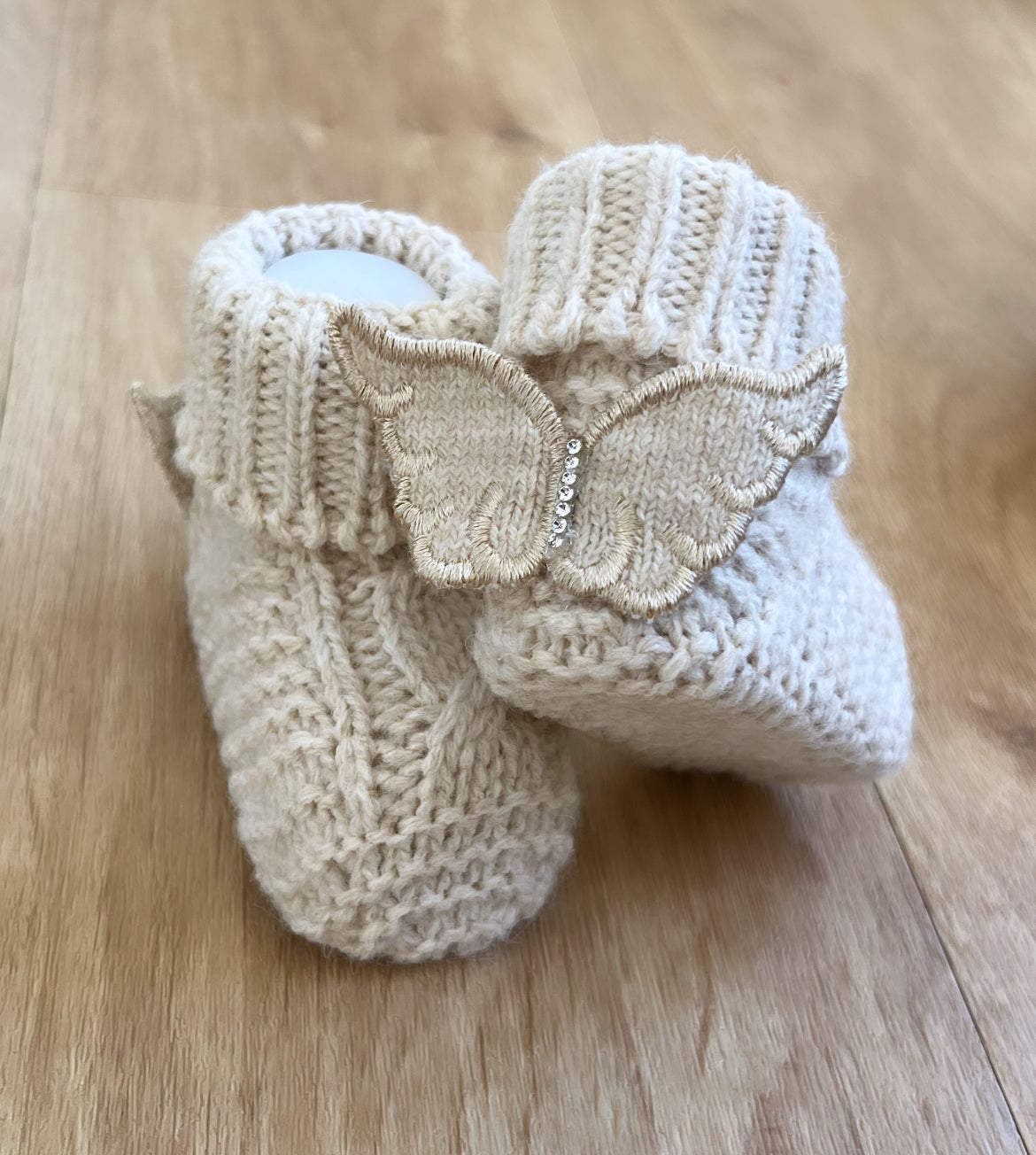 Baby Strickschuhe Deluxe 🪽