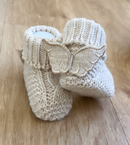 Baby Strickschuhe Deluxe 🪽