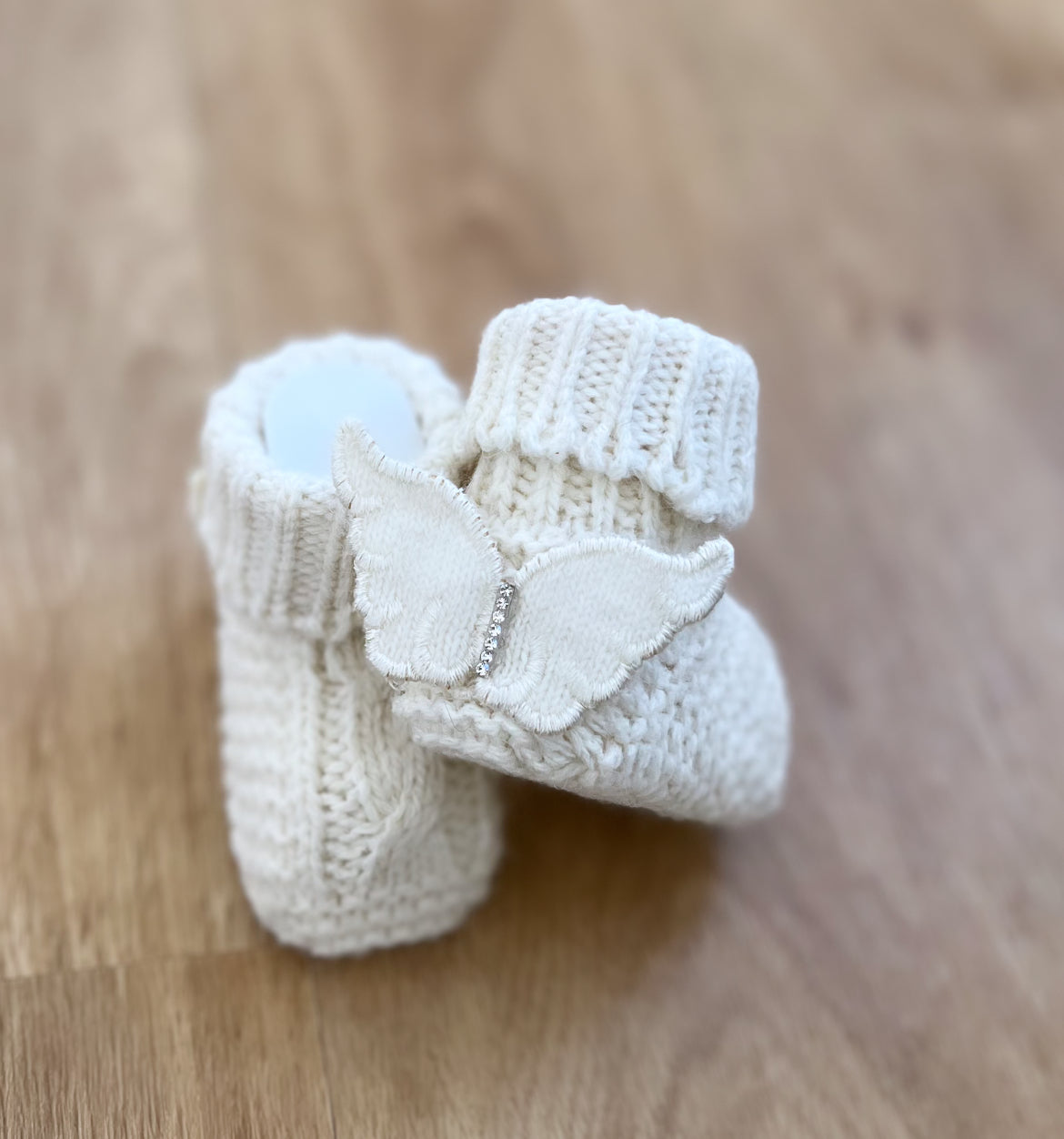 Baby Strickschuhe Deluxe 🪽